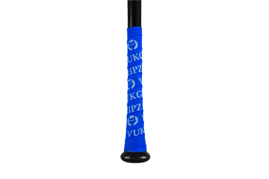 Blue Bat Grip Tape with White