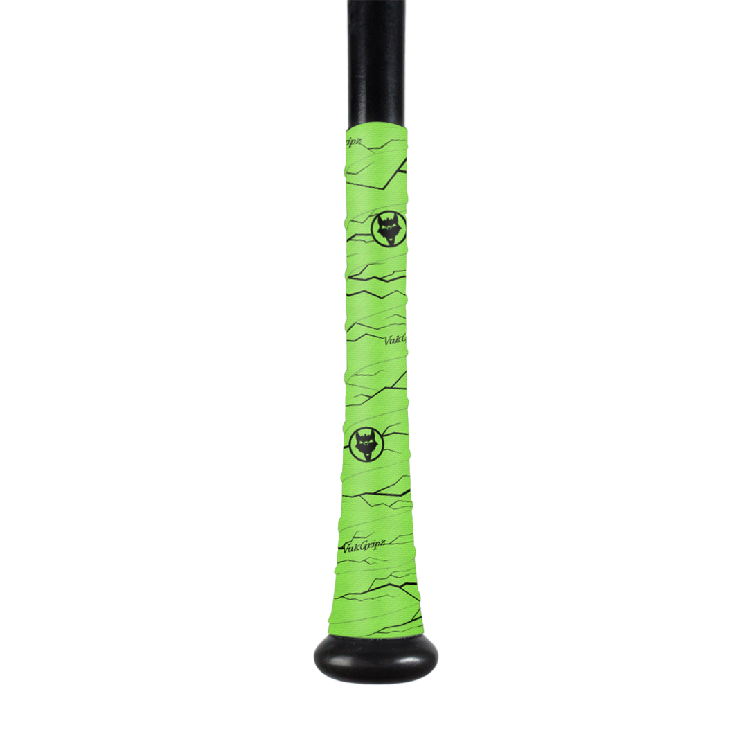 Pulse Neon Green Bat Grip Tape with Black