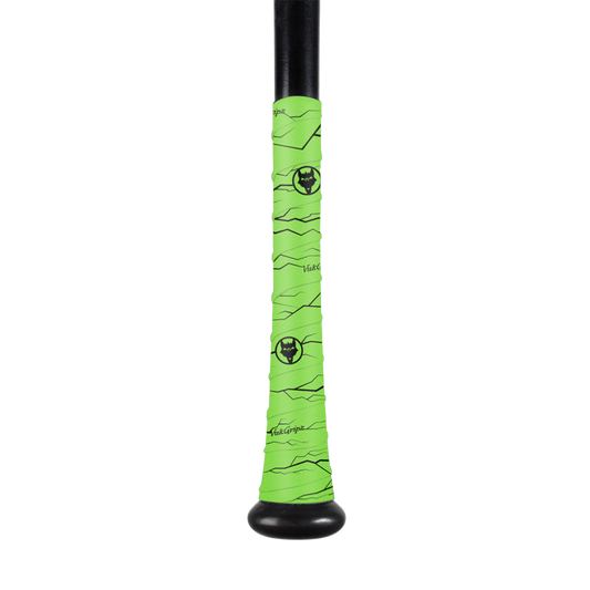 Pulse Neon Green Bat Grip Tape with Black