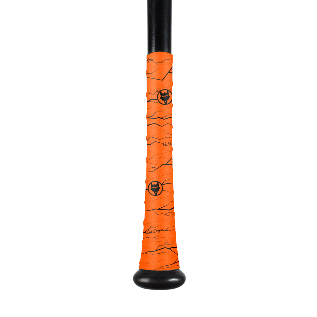 Pulse Orange Bat Grip Tape with Black