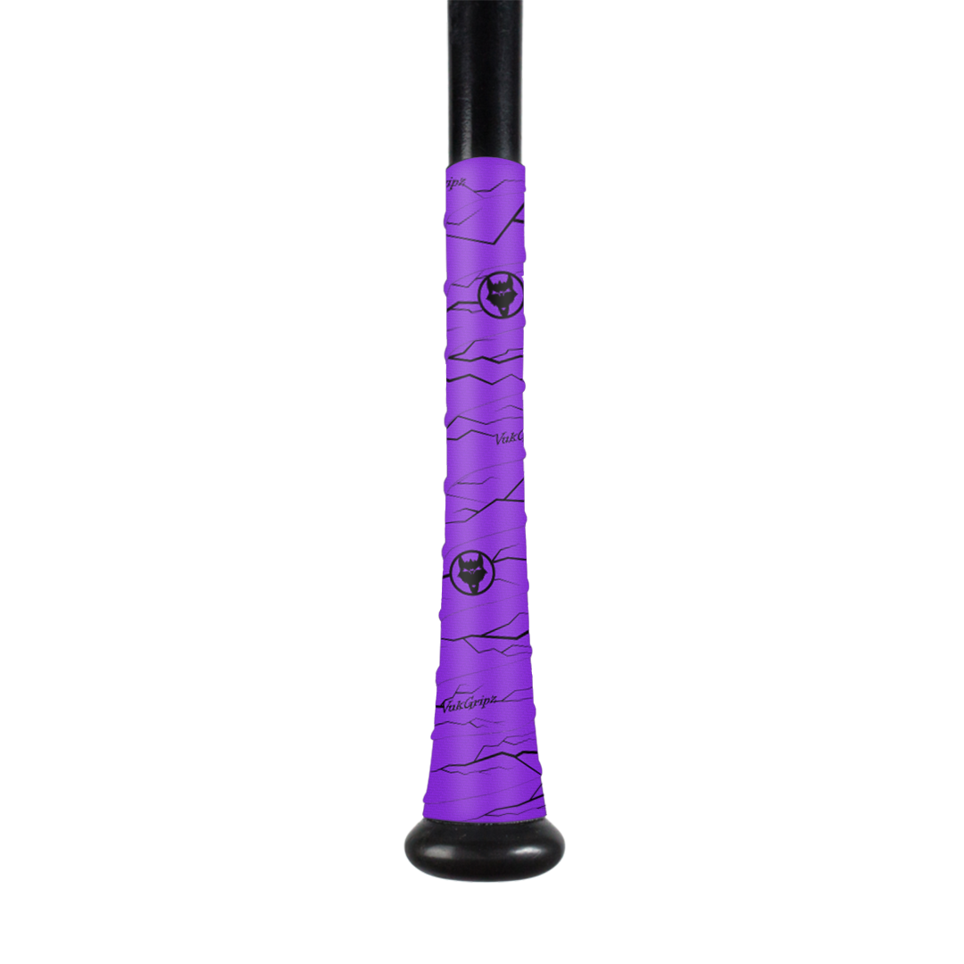 Pulse Purple Bat Grip Tape with Black