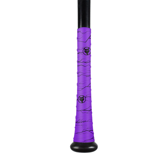 Pulse Purple Bat Grip Tape with Black