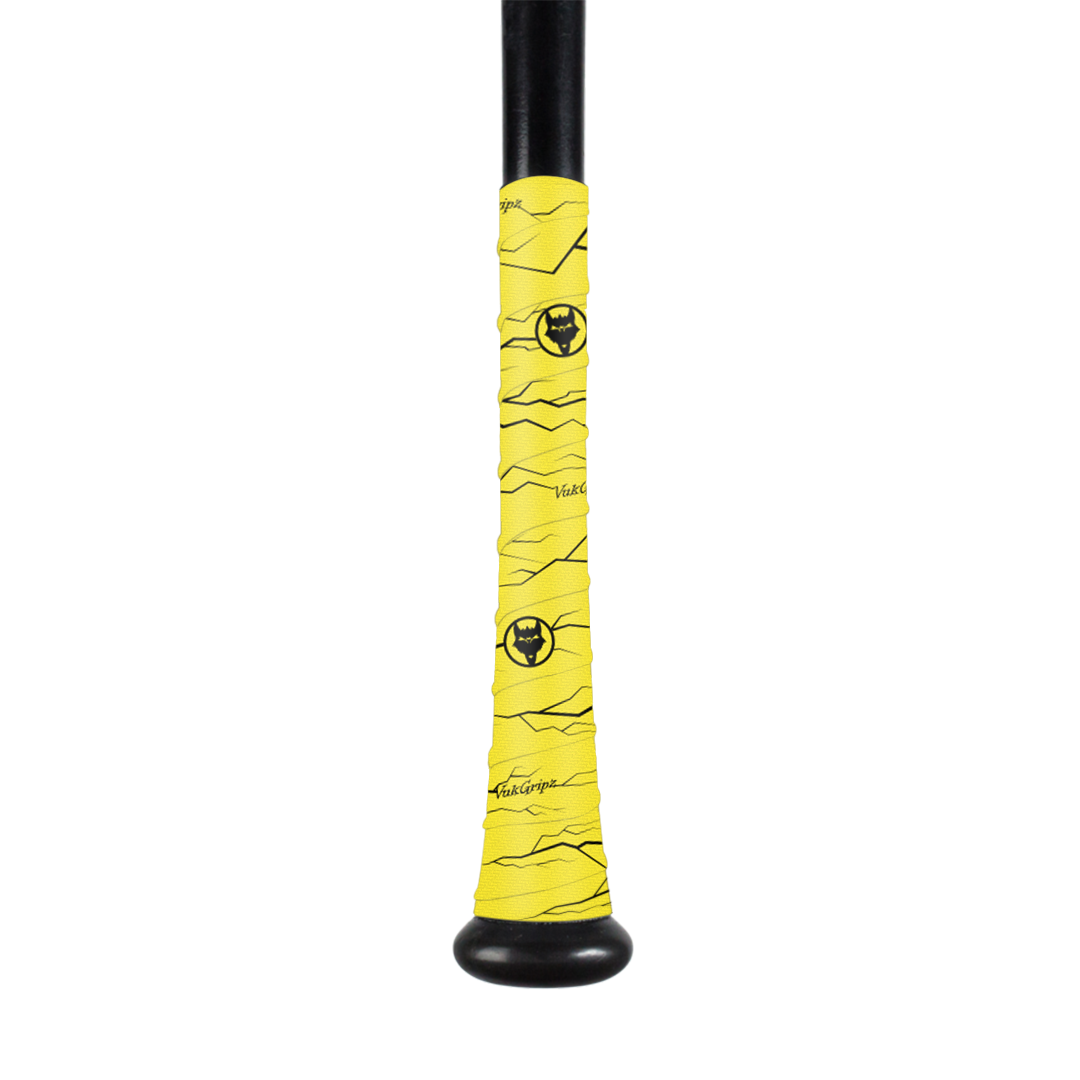 Pulse Yellow Bat Grip Tape with Black